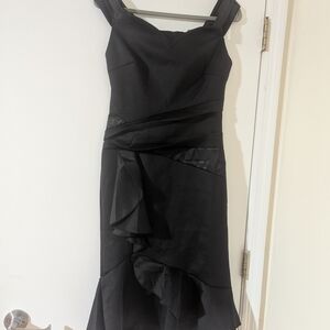 VENUS Black Asymmetrical Dress